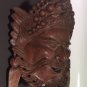 Old Vintage Hand Carved Rosewood Chinese Emperor Face Mask Wall Decor