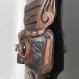 Vintage Hand Carved Wooden Mask Wall Hanging Home Decor