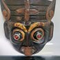 Vintage Hand Carved Wooden Mask Wall Hanging Home Decor