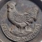Vintage Cast Iron Skillet Embossed Rooster Design Welcome to My Kitchen 24cm