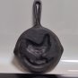 Vintage Cast Iron Skillet Embossed Rooster Design Welcome to My Kitchen 24cm