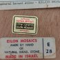 Eilon Mosaics Made by Hand of Natural Israel Stone Lyre of Four Strings Judaica