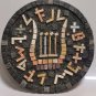 Eilon Mosaics Made by Hand of Natural Israel Stone Lyre of Four Strings Judaica