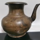 Antique Mughal Period Old Islamic Solid Brass Ritual Holy Water Pot Rich Patina