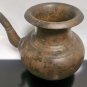 Antique Mughal Period Old Islamic Solid Brass Ritual Holy Water Pot Rich Patina