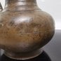 Antique Mughal Period Old Islamic Solid Brass Ritual Holy Water Pot Rich Patina