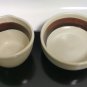 Lapid Pair of Ceramic Small Pot Pottery Handled Soup Bowl Creamer Made in Israel
