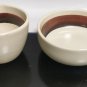 Lapid Pair of Ceramic Small Pot Pottery Handled Soup Bowl Creamer Made in Israel