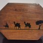 Pre Bezalel Olive Wood Etrog Box Jerusalem Palestine Circa 1900 Bethlehem Rarest