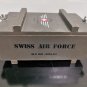 Vintage Swiss Air Force Watch Empty Collectible Wooden Box ALN 001-3025.07