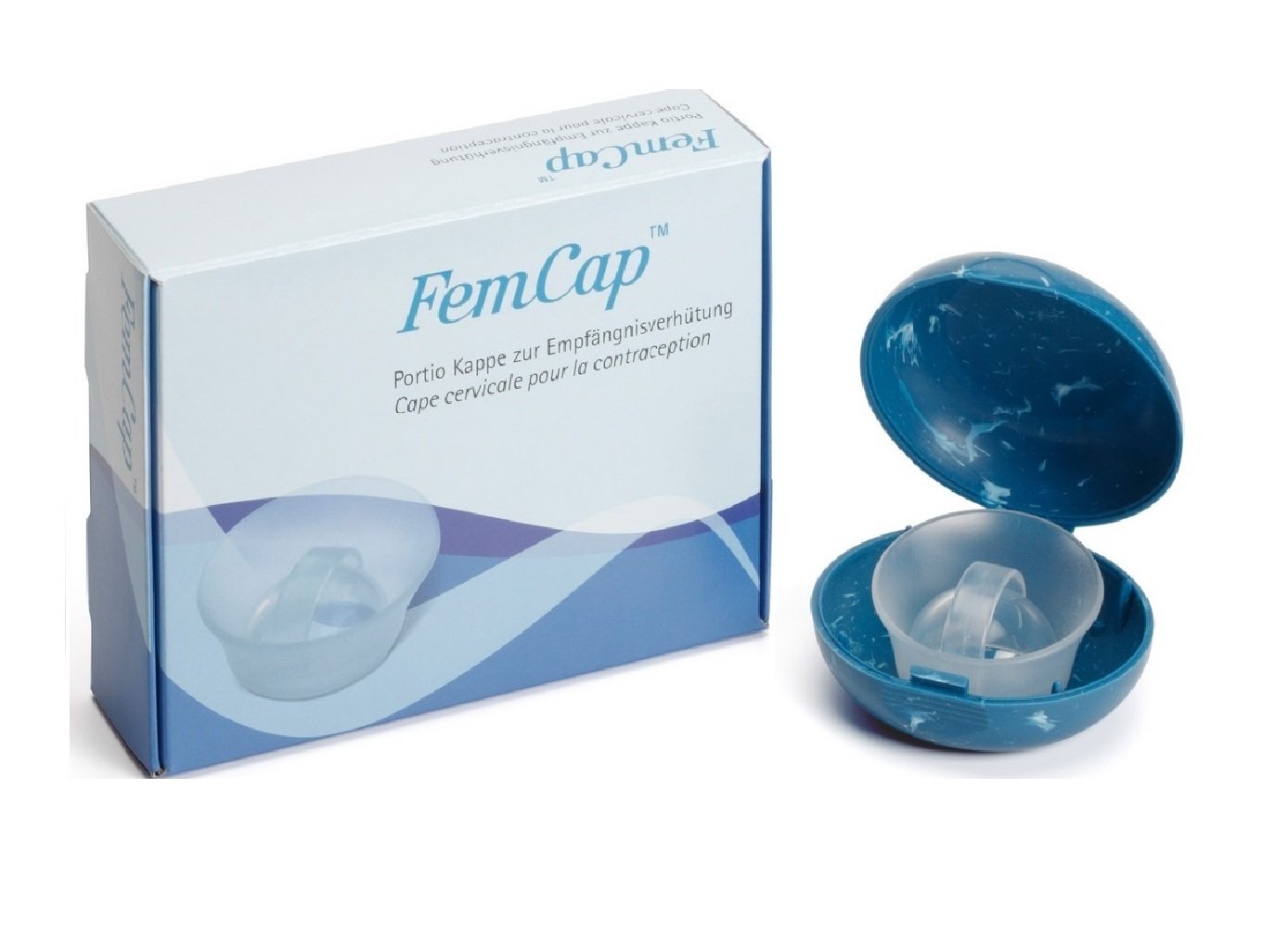 FemCap Diaphragm Contraception Device 22mm Hormone and Latex Free Birth