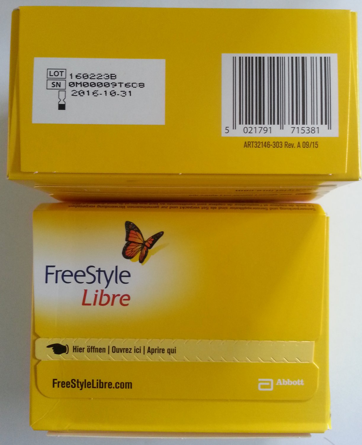 Abbott FreeStyle Libre Starter Kit 1 Reader with 6 Sensors Unit mmol/L