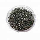 2mm Gray Glass Silver-lined Seed Bead - 25 grams (approx. 2500 beads)