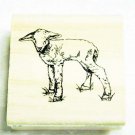 Wood Mounted Rubber Stamp by Craft Smart - Lamb
