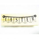 Wood Mounted Rubber Stamp by Craft Smart - Banners of Easter
