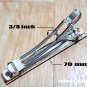 12pcs 70mm French Barrette Style Hair Clips Findings Hairbow Bow Supplies