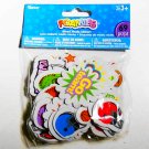 Team Spirit Mix - Football Soccer Basketball Volleyball - New! Self Adhesive Foam Stickers - Darice