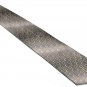 Pronto Uomo Silk Necktie Mens Tie Copper Gray Squares Modern Iridescent 58
