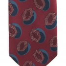 Don Giovanni Necktie Mens Extra Long 63 Fashion Tie Soft Maroon Teal Mod Polyester