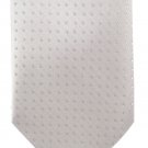 Charvet Italian Silk Necktie Silver Gray Pindots Dots Elegant Luxury Mens Tie