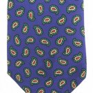 Ralph Lauren Polo Necktie Purple Green Paisley Narrow Tie Italy Narrow Youth Boys Size 50