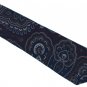 Hill Archer Extra Long Italian Silk Necktie Tie 61 Large Paisley Executive Brown Navy Blue Maroon