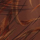 Countess Mara Vintage Necktie Silk Tie Brown Mod Brushstroke Cattail Leaf 57.5