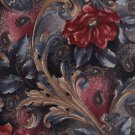 Taylors Row Italian Silk Necktie Mens Tie Paisley Conservative Executive Cobalt Blue Gold Maroon
