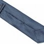 Geoff Nicholson Italy Woven Silk Necktie Tie Blue Black Classic Executive Long 59
