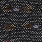 Italianissimo Microfiber Necktie Tie Modern Triangle Dots Black Gold Blue 56
