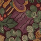 Abstract Fruit Flower Italian Silk Necktie Mens Tie Plum Grape Leaf Green Park Co