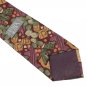 Abstract Fruit Flower Italian Silk Necktie Mens Tie Plum Grape Leaf Green Park Co