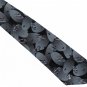 Don Loper Beverly Hills Necktie Vintage Tie Abstract Rings Discs Black Gray 57