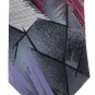 Disco Mens Tie Abstract Brushstrokes Mod Ketch Black Silver Lavender 56 Short