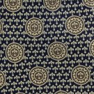 Fleur-de-lis Silk Necktie Rene Chagal Extra Long 61 Mens Tie Blue Gold Medallion