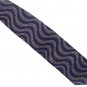 Pavone Necktie Italy Extra Long 60.5 Iridescent Gold Wave Blue Maroon Classic Executive