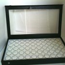 Jewelry Gem Display Case with 50 Gem Jars