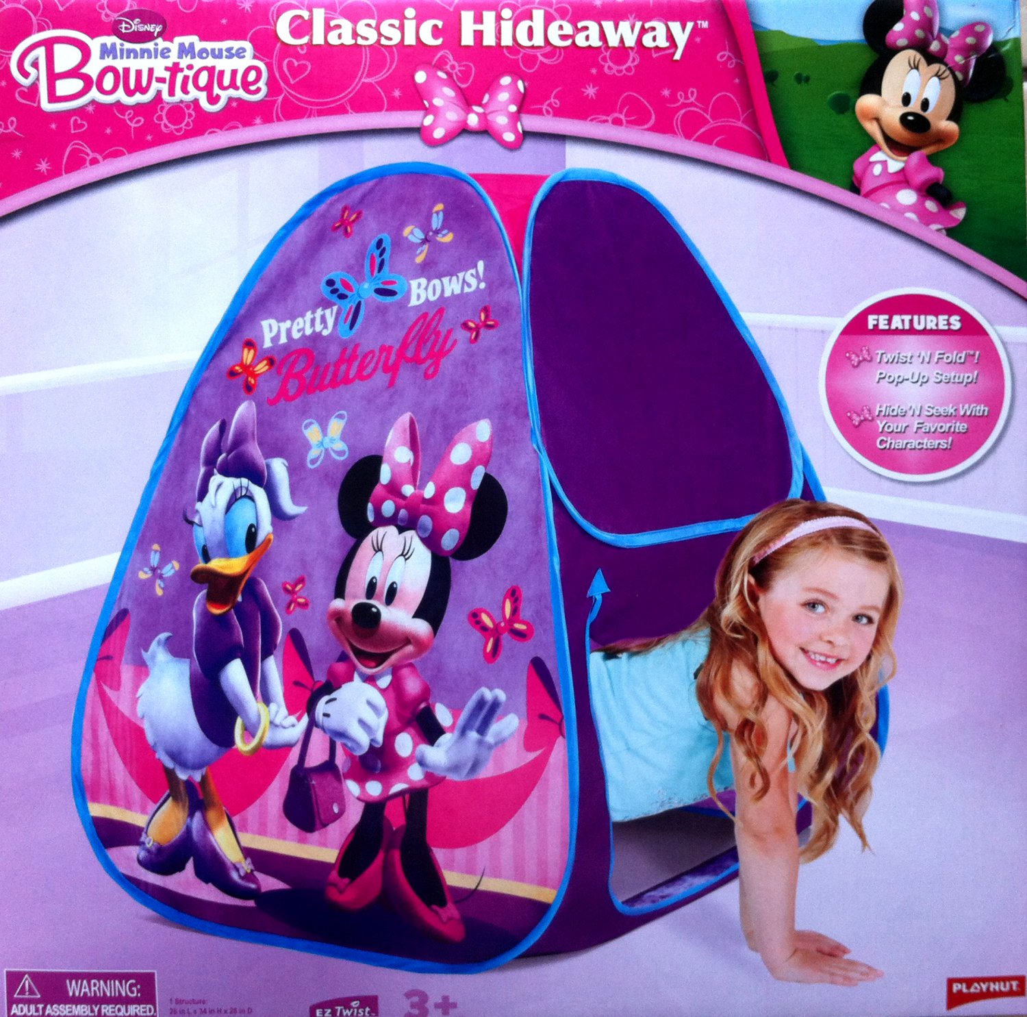 playhut disney minnie mouse explore 4 fun play tent