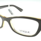 New Original Eyeglasses Vogue VO 2890 2233 Women Brown, Gold Cat-eye
