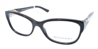 New Original Eyeglasses Bvlgari BV 4104B 501 Women Black Square Clear