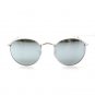 New Original Sunglasses Ray Ban RB 3447 019/30 Unisex Silver Round Mirrored