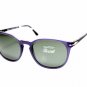 New Original Sunglasses Persol PO 3007S 902031 Unisex Blue Aviator G-15