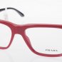 New Original Eyeglasses Prada PR 16RV TKS1O1 Unisex Red Square