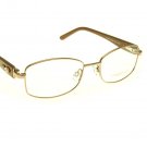 Prescription Eyeglasses Frames Women Silver, Brown Square 52-18