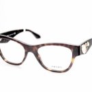 New Original Eyewear Prada PR 07RV 2AU1O1 Women Brown, Tortoise Cat-eye Clear