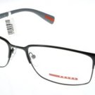 Original Eyeglasses Prada Linea Rossa PR 50FV 7AX1O1 Men Black, Grey Square