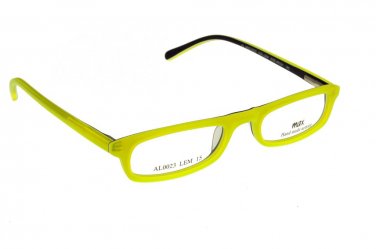 Reading Eyeglasses Frames Unisex  neon Yellow Square Near Vision 49-21