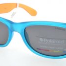 New Original Sunglasses Polaroid PO 115G 89T Kid Blue Square Polarized