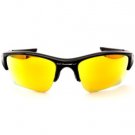 New Original Sunglasses Oakley Flak OO 9009 03-899 Black Mirrored Wrap