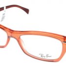 New Original Eyeglasses Ray Ban RB 5255 5374 Women Red, Clear Square